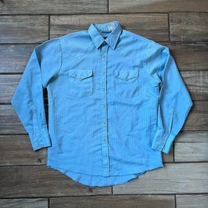 vintage pearl snap cowboy western 3972